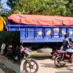 বোদায় ট্রাকের চাকায় পিষ্ট হয়ে এক নারীর মৃত্যু